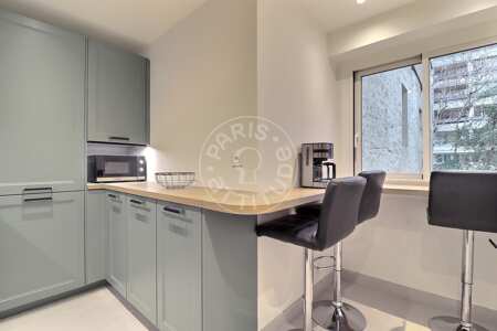 Cocina Piso amueblado - 72m²  - 2 dormitorios - Gambetta - París