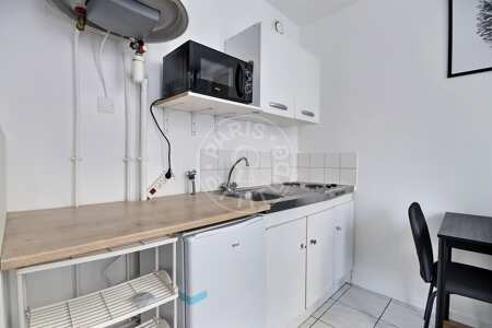 Cozinha Studio mobilado - 28m²  - Faubourg Saint-Martin - Paris