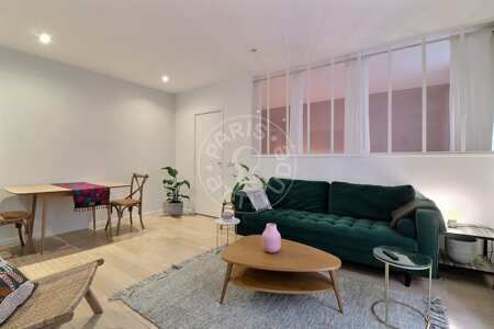 Sala Apartamento mobilado - 40m²  - 1 quarto - Oberkampf - Paris