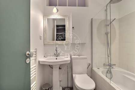 Casa de banho Apartamento mobilado - 40m²  - 1 quarto - Oberkampf - Paris