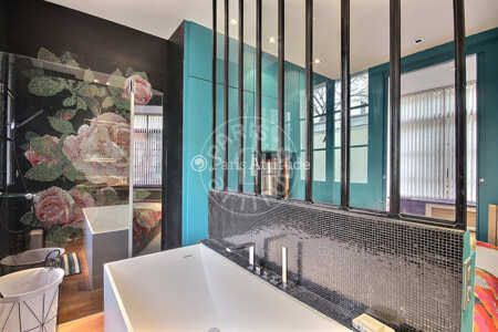 Casa de banho Apartamento mobilado - 55m²  - 1 quarto - Montorgueil - Paris
