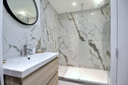 Baño Estudio amueblado - 40m²  - Musée Picasso - París