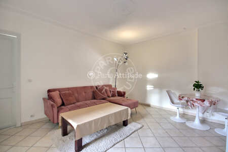 Salón Piso amueblado - 44m² - 1 dormitorio - Canal Saint-Martin - París