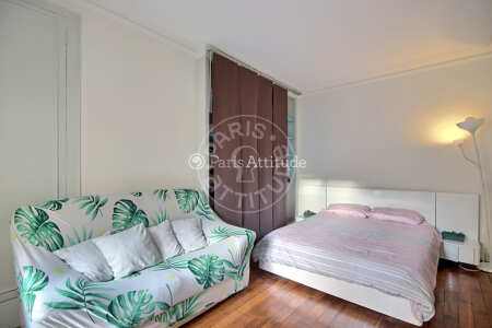 Dormitorio Piso amueblado - 44m² - 1 dormitorio - Canal Saint-Martin - París