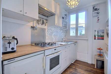 Cocina Piso amueblado - 70m²  - 2 dormitorios - Moulin Rouge / Pigalle - París