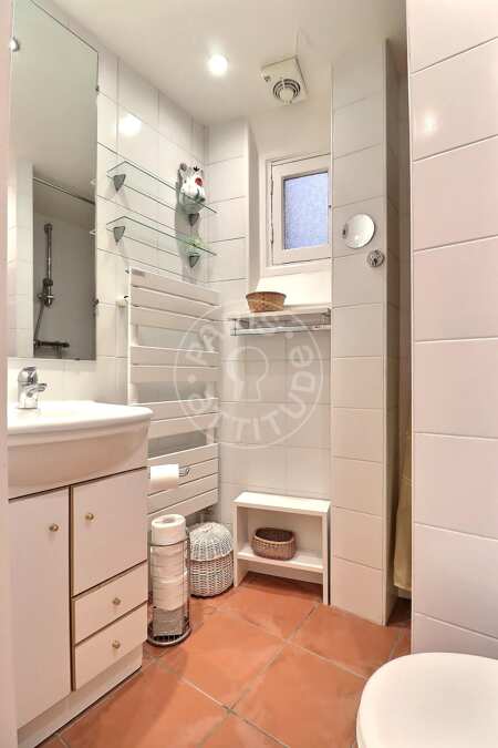 Baño Piso amueblado - 38m²  - 1 dormitorio - Port Royal / Raspail - París