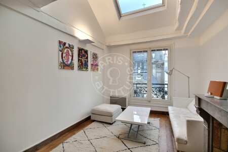 Wohnzimmer Möblierte wohnung - 34m²  - 1 Zimmer - Place des Vosges - Paris