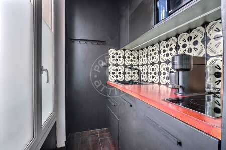 Cuisine Appartement meublé - 36m²  - 1 chambre - Canal Saint-Martin - Paris