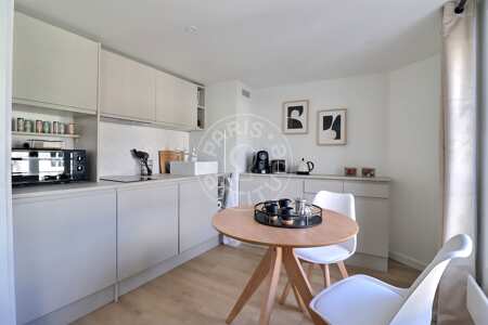 Cozinha Quitinete mobilado - 23m²  - Notre-Dame de Lorette - Paris