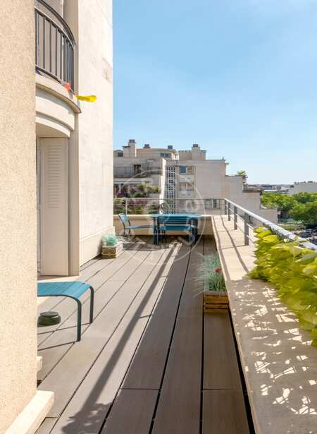 Terraço Quitinete mobilado - 24m²  - Pereire - Paris