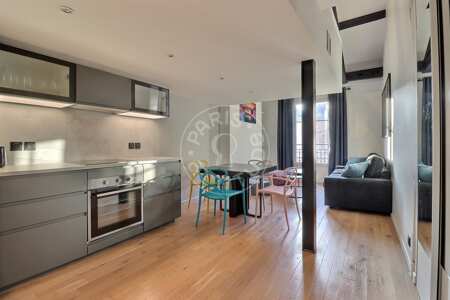 Cuisine Appartement meublé - 41m²  - 1 chambre - Tour Eiffel - Paris