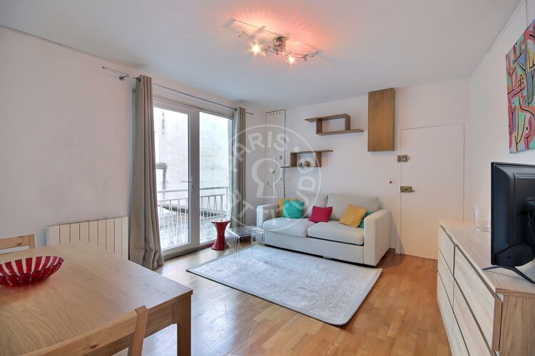 Wohnzimmer - Möblierte Studio - Paris 75015 - 16674