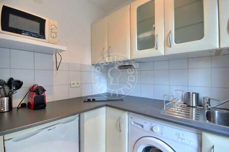 Kitchen Furnished studio - 23m²  - Montparnasse - Paris