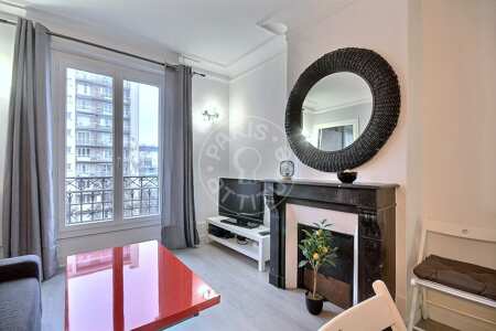 Wohnzimmer Möblierte wohnung - 42m²  - 1 Zimmer - Cité des Sciences / La Villette - Paris