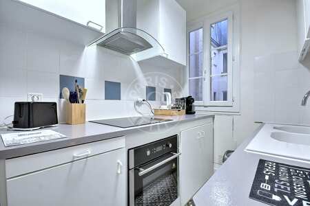 Küche Möblierte wohnung - 42m²  - 1 Zimmer - Cité des Sciences / La Villette - Paris