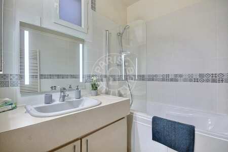 Badezimmer Möblierte wohnung - 42m²  - 1 Zimmer - Cité des Sciences / La Villette - Paris