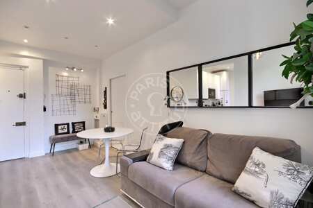 Sala Apartamento mobilado - 35m²  - 1 quarto - Commerce - Paris