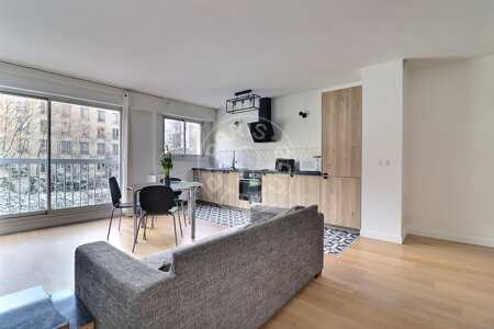 Sala Apartamento mobilado - 43m²  - 1 quarto - Père Lachaise - Paris