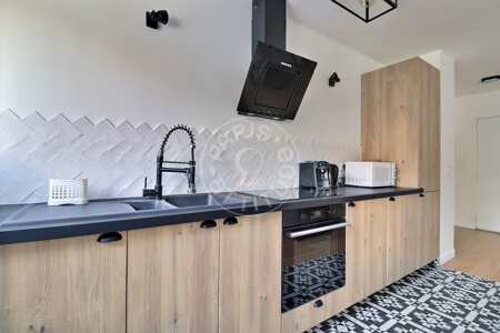 Cozinha Apartamento mobilado - 43m²  - 1 quarto - Père Lachaise - Paris