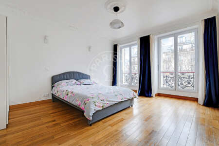 Schlafzimmer Möblierte wohnung - 68m²  - 3 Zimmer - Grands Boulevards / Bonne Nouvelle - Paris