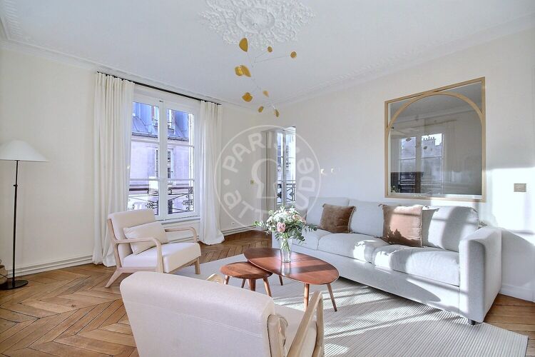 Salotto - 2 locali arredato - Parigi 75009 - 16698