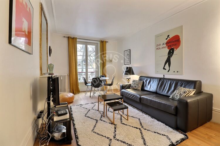 Salon - 1 chambre meublé - Paris 75007 - 16706