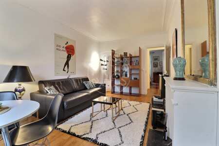 Salón Piso amueblado - 46m²  - 1 dormitorio - Tour Eiffel - París