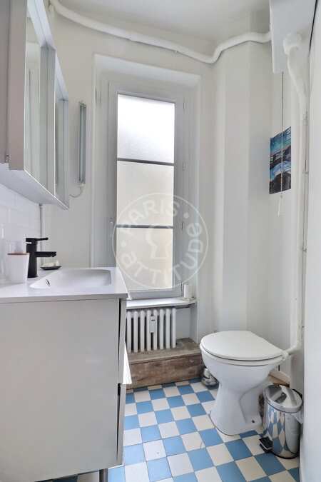 Baño Piso amueblado - 46m²  - 1 dormitorio - Tour Eiffel - París