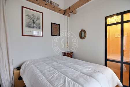 Schlafzimmer Möblierte studio - 45m²  - Montparnasse - Paris