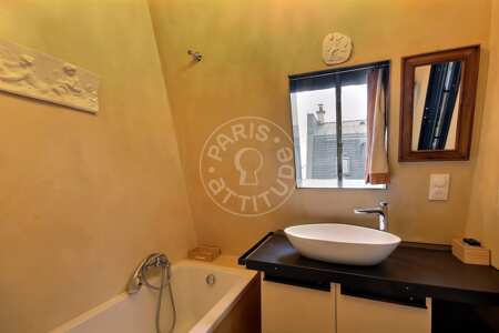 Badezimmer Möblierte studio - 45m²  - Montparnasse - Paris