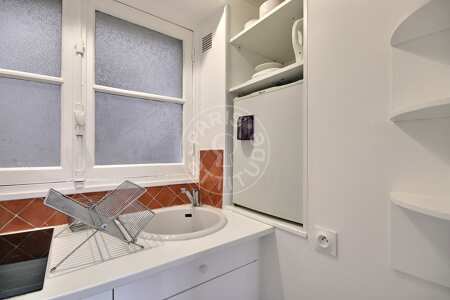 Küche Möblierte studio - 20m²  - Saint-Paul - Paris