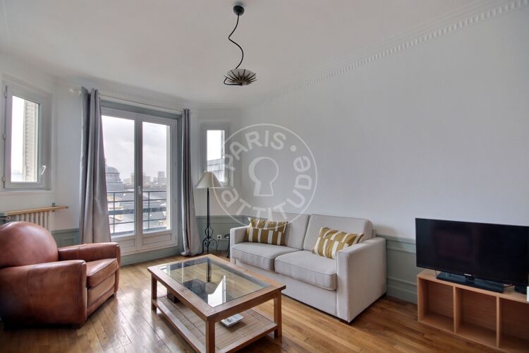 Living room - Furnished 2 bedrooms - Paris 75005 - 16712