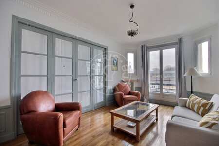 Sala Apartamento mobilado - 72m²  - 2 quartos - Port Royal / Raspail - Paris