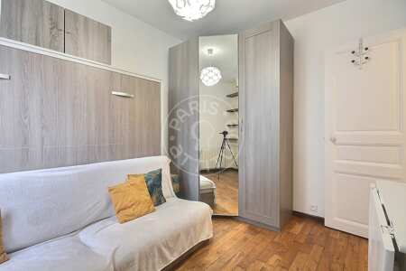 Sala Quitinete mobilado - 18m²  - Place des Fêtes - Paris