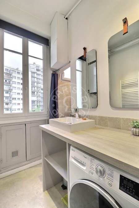 Badezimmer Möblierte wohnung - 38m²  - 1 Zimmer - Montmartre / Place des Abbesses - Paris