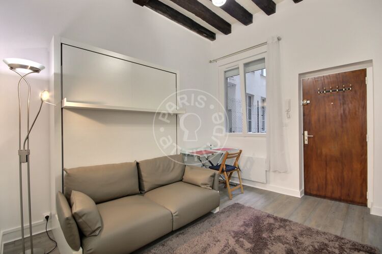 Salotto - Monolocale arredato - Parigi 75003 - 16716