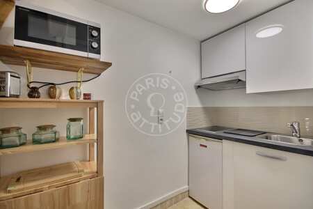 Cucina Monolocale arredato - 20m²  - Centre George Pompidou - Parigi