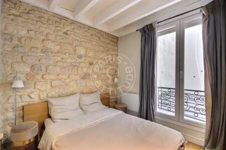 Camera da letto Appartamento arredato - 45m²  - 2 locali - Bastille - Parigi