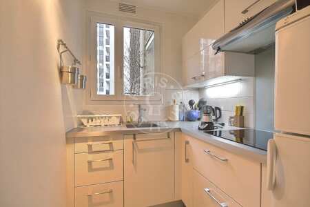 Küche Möblierte wohnung - 40m²  - 1 Zimmer - Plaisance / Pernety - Paris
