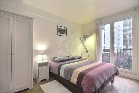 Schlafzimmer Möblierte wohnung - 40m²  - 1 Zimmer - Plaisance / Pernety - Paris