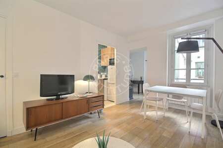 Wohnzimmer Möblierte wohnung - 45m²  - 2 Zimmer - Temple - Paris