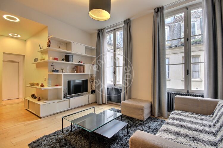 Salon - 2 chambres meublé - Paris 75005 - 16725