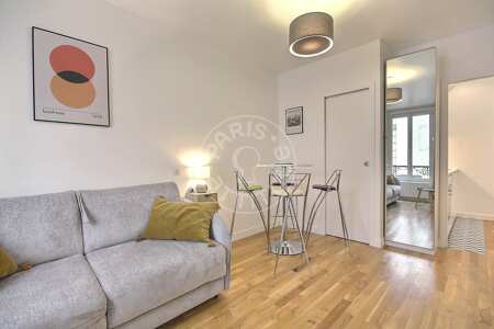 Living room Furnished studio - 22m²  - Arc de Triomphe - Paris