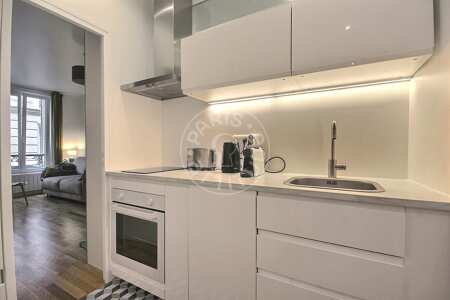 Kitchen Furnished studio - 22m²  - Arc de Triomphe - Paris