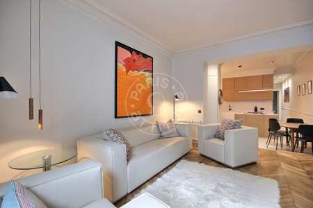 Salón Piso amueblado - 65m²  - 2 dormitorios - Montmartre / Place des Abbesses - París