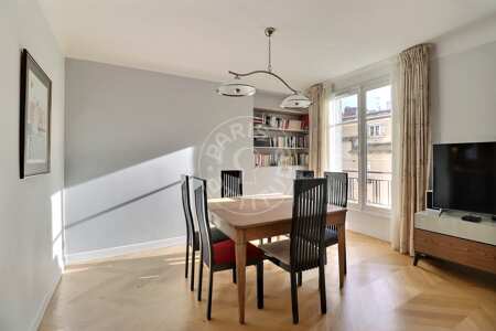 Sala de jantar Apartamento mobilado - 59m²  - 1 quarto - Auteuil - Paris