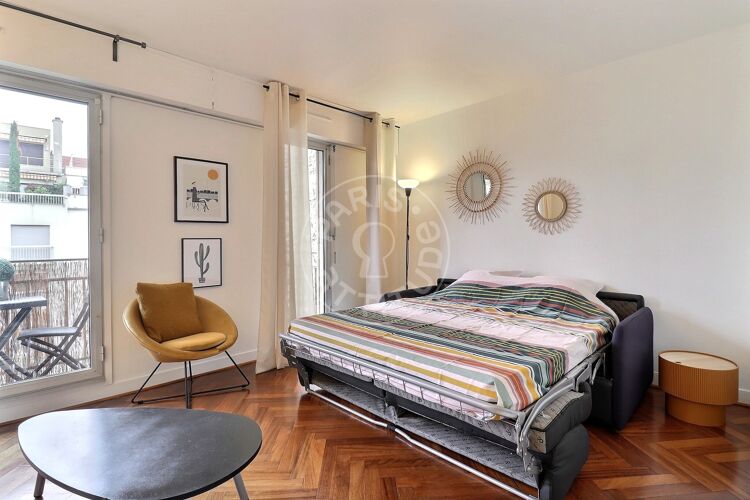 Living room - Furnished studio - Paris 75015 - 16730