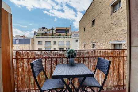 Balkon Möblierte studio - 33m²  - Pasteur - Paris