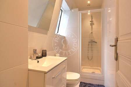 Baño Piso amueblado - 58m²  - 2 dormitorios - Parc Monceau - París
