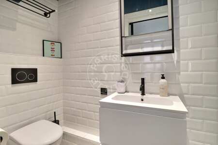 Badezimmer Möblierte alkovenwohnung - 30m²  - Canal Saint-Martin - Paris